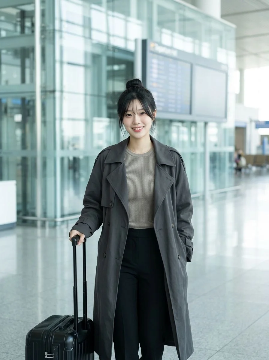 공항패션 파파라치