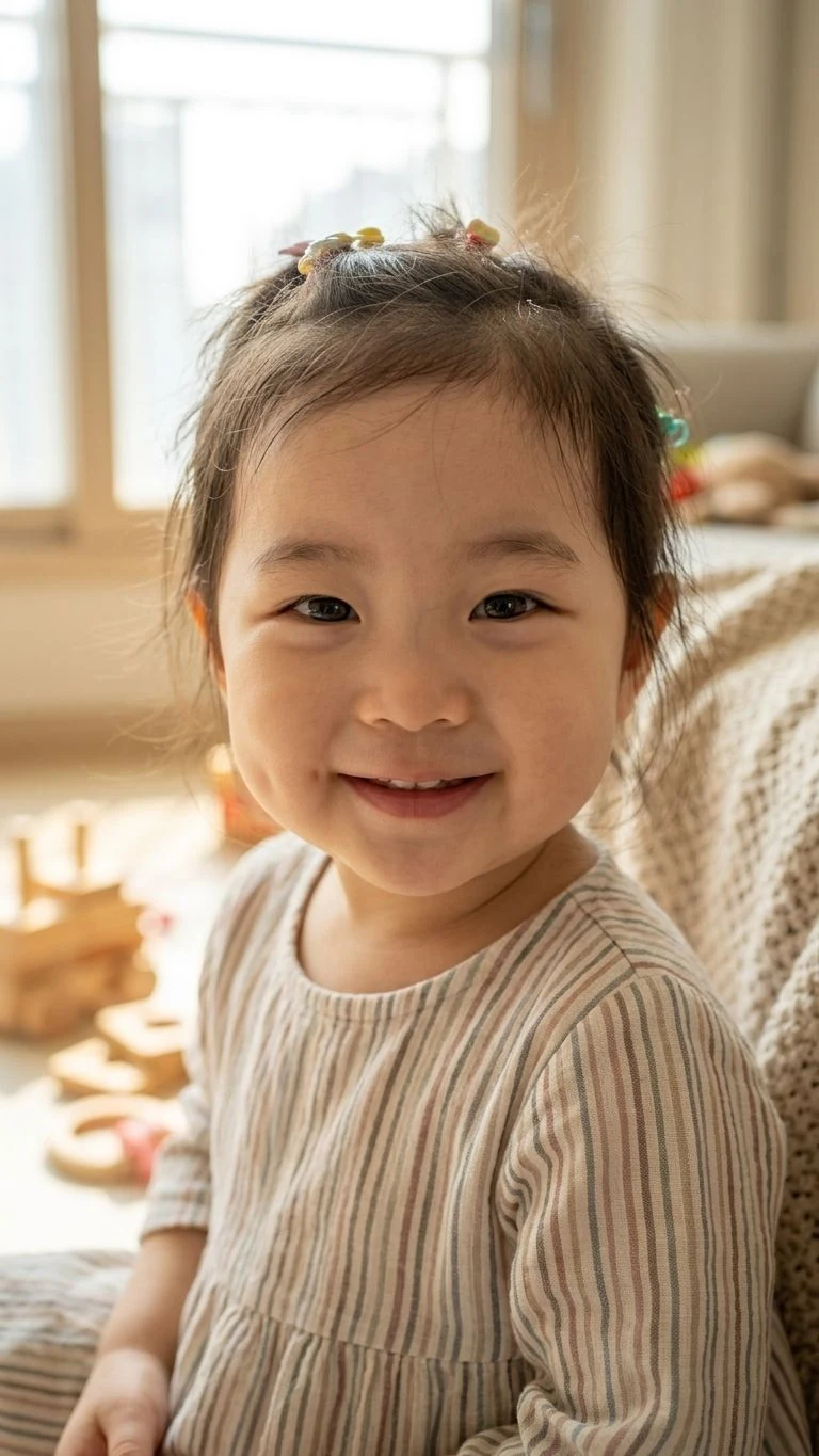 우리 아기 얼굴은?