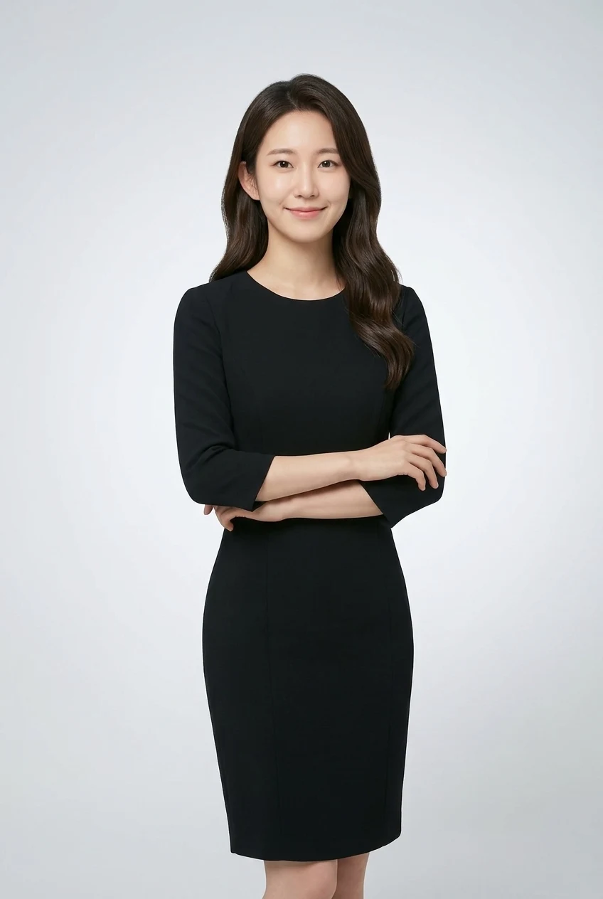블랙 원피스 프로필