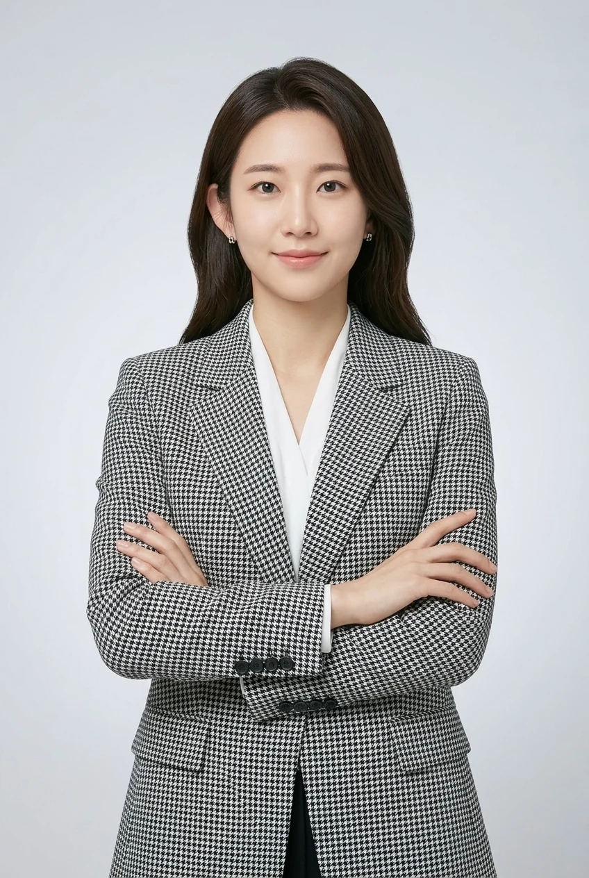 체크 블레이저 수트 프로필