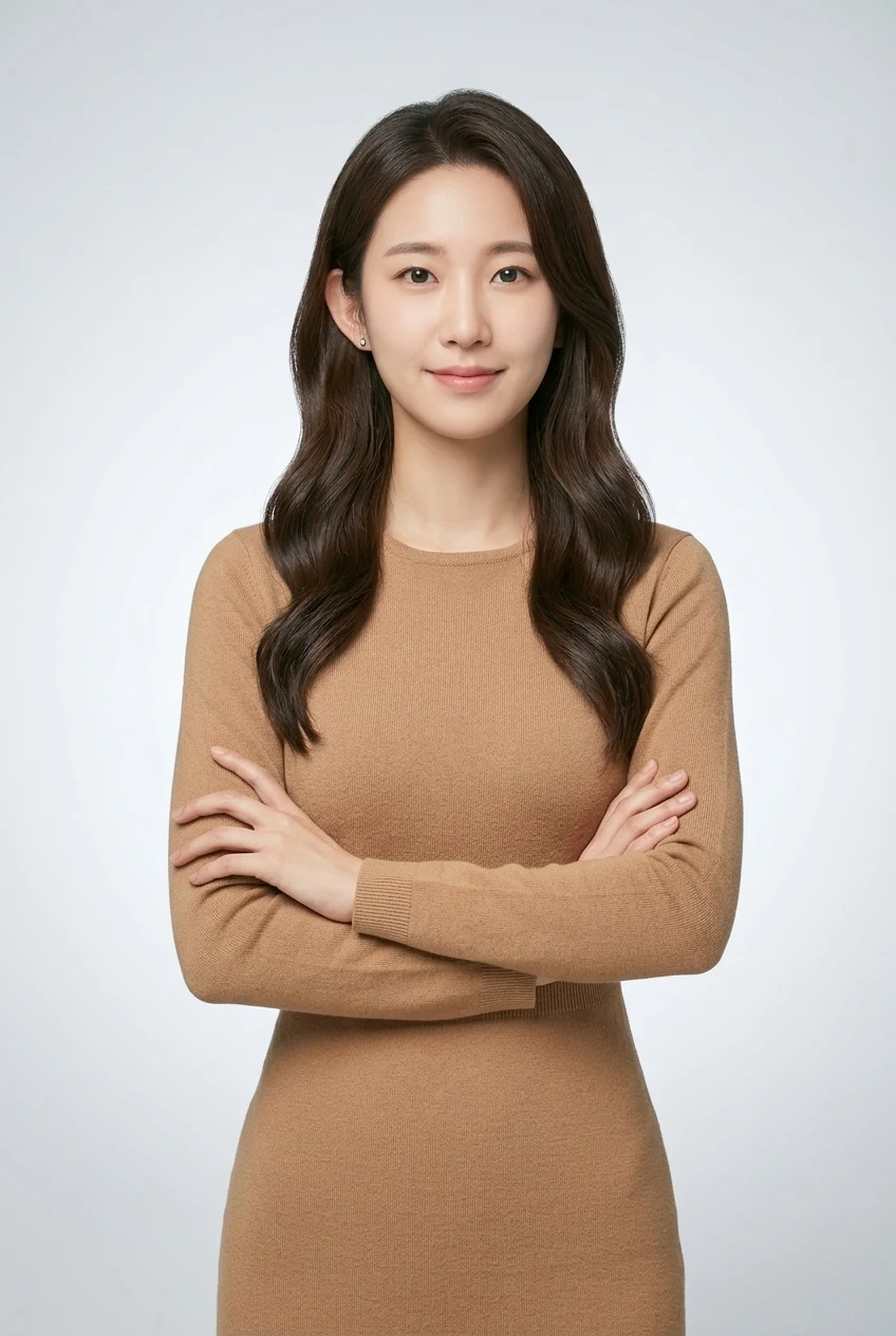 카멜 니트 원피스 프로필