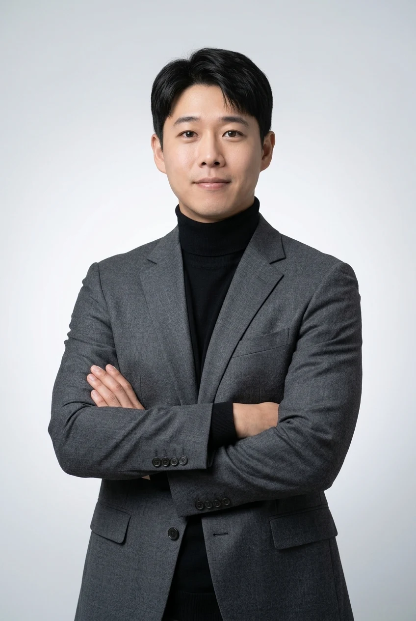 남성 블레이저 터틀넥