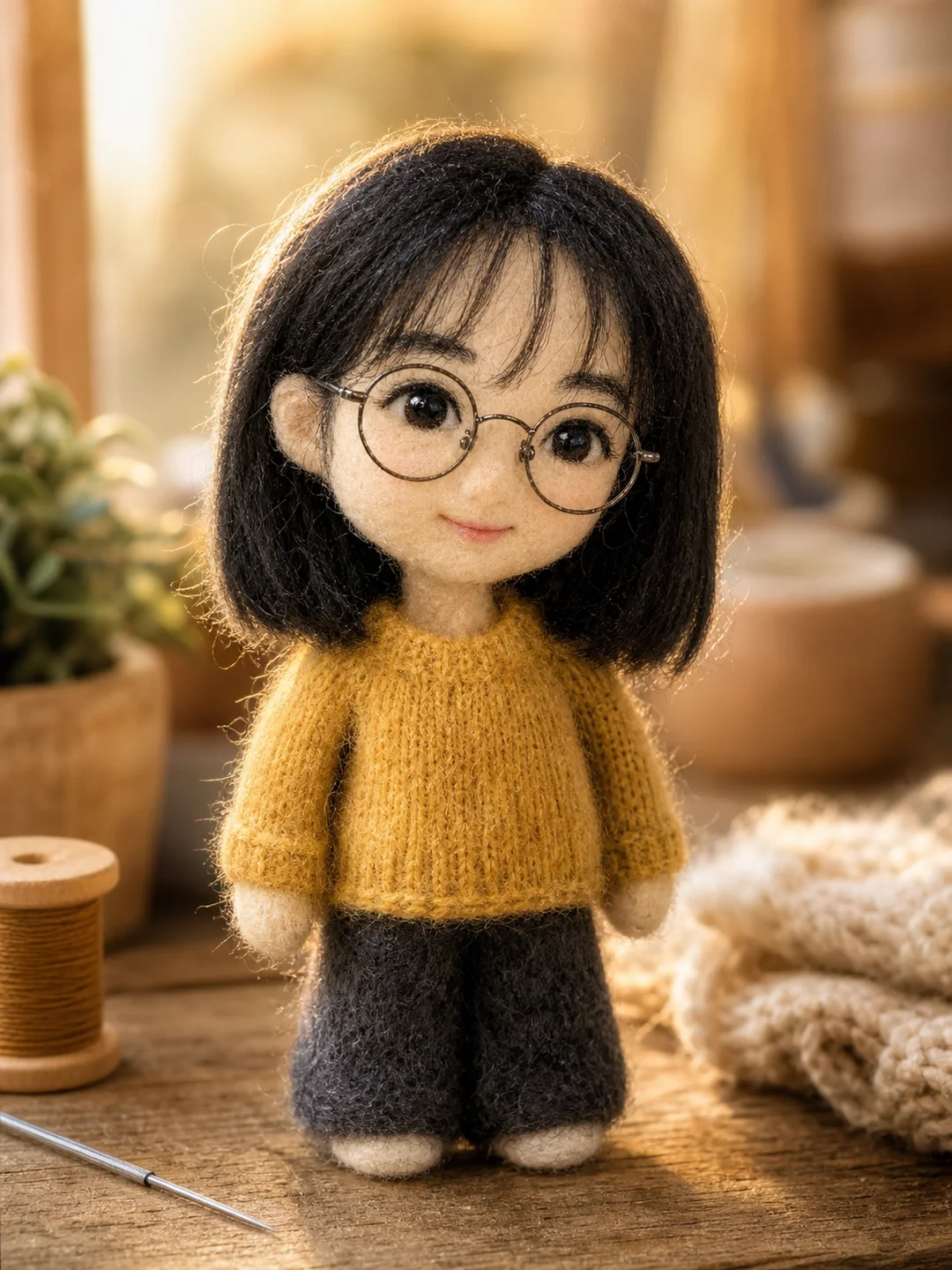 몽글 펠트 인형