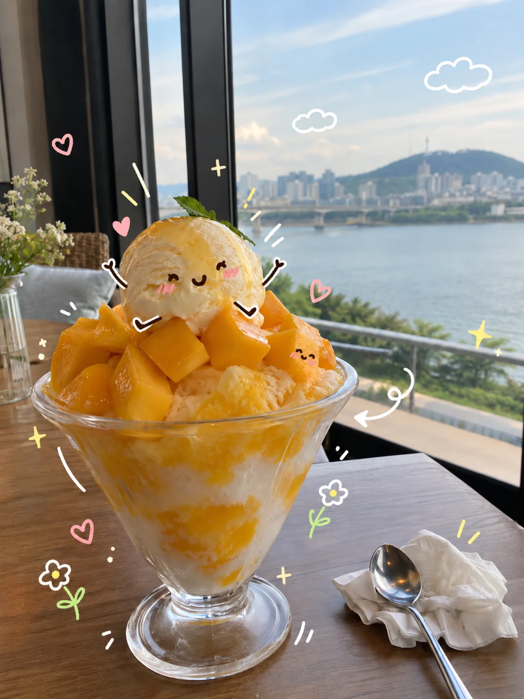 음식 캐릭터 낙서