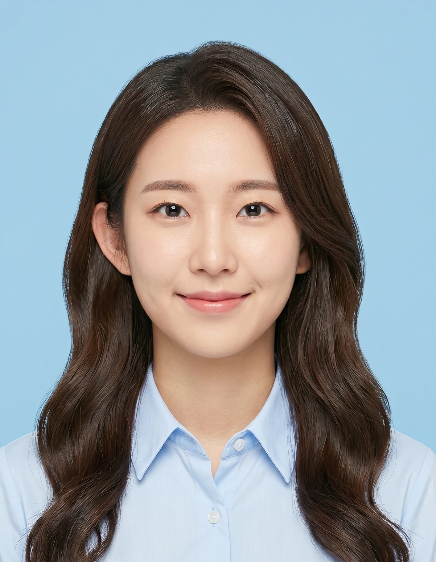 하늘빛 블루 셔츠