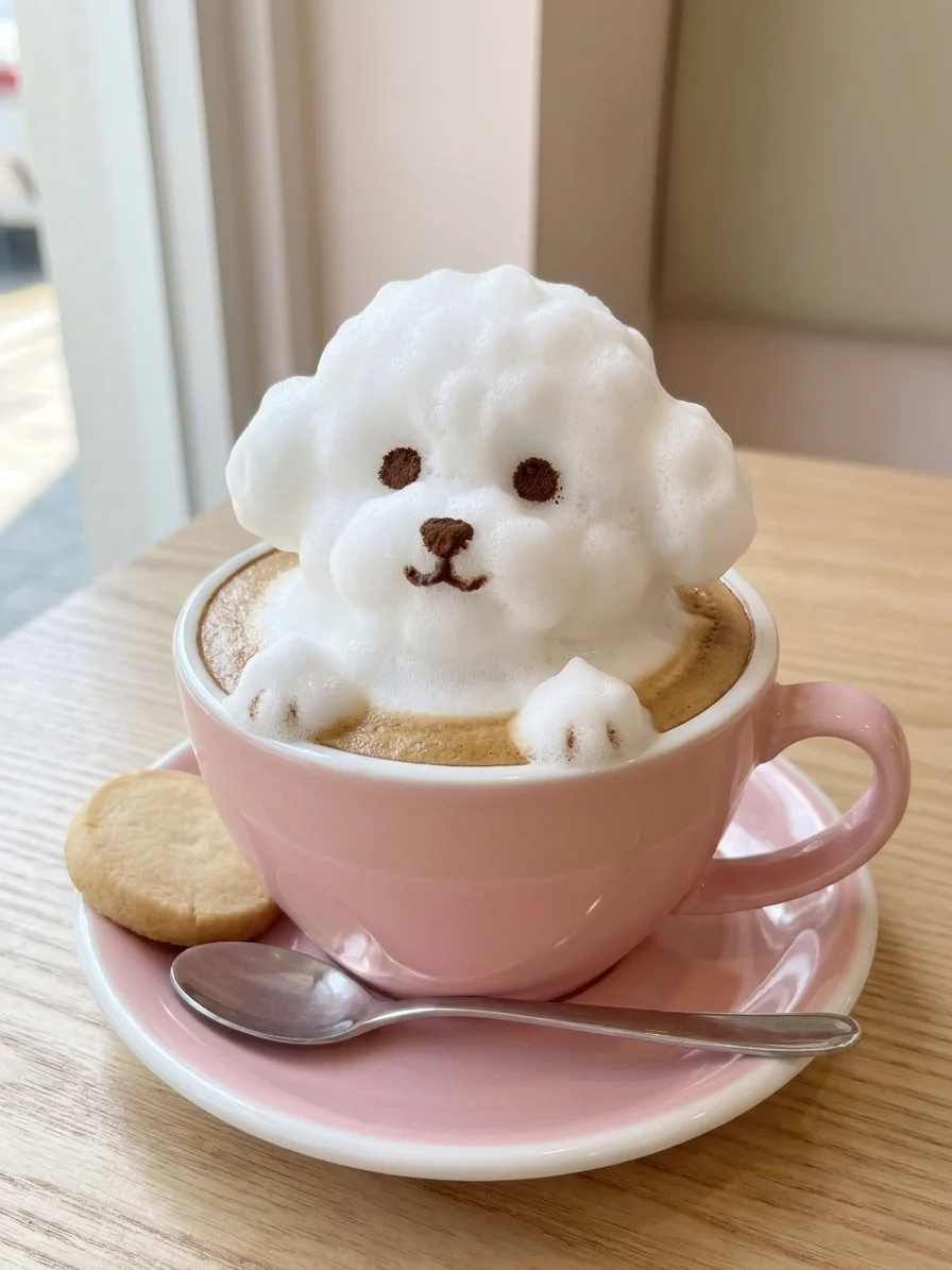 라떼아트 우리 아이