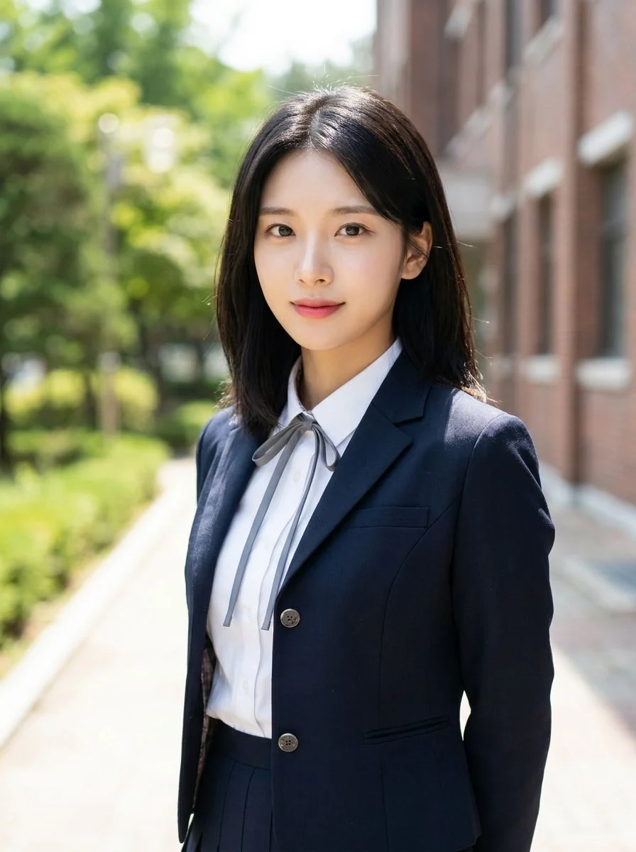 교복 컨셉 스냅