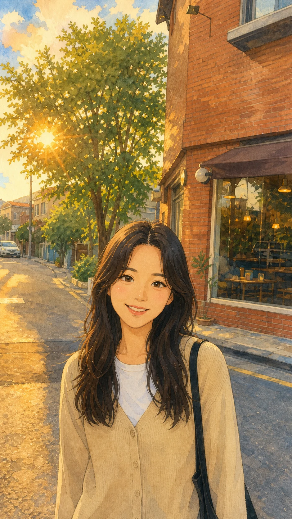 감성 애니 초상